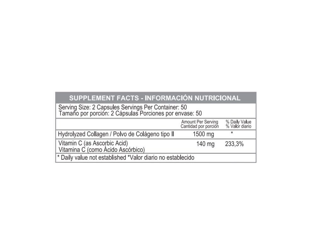 Healthy America | Colágeno Hidrolizado 100 Cápsulas | Alimentos Sostenibles