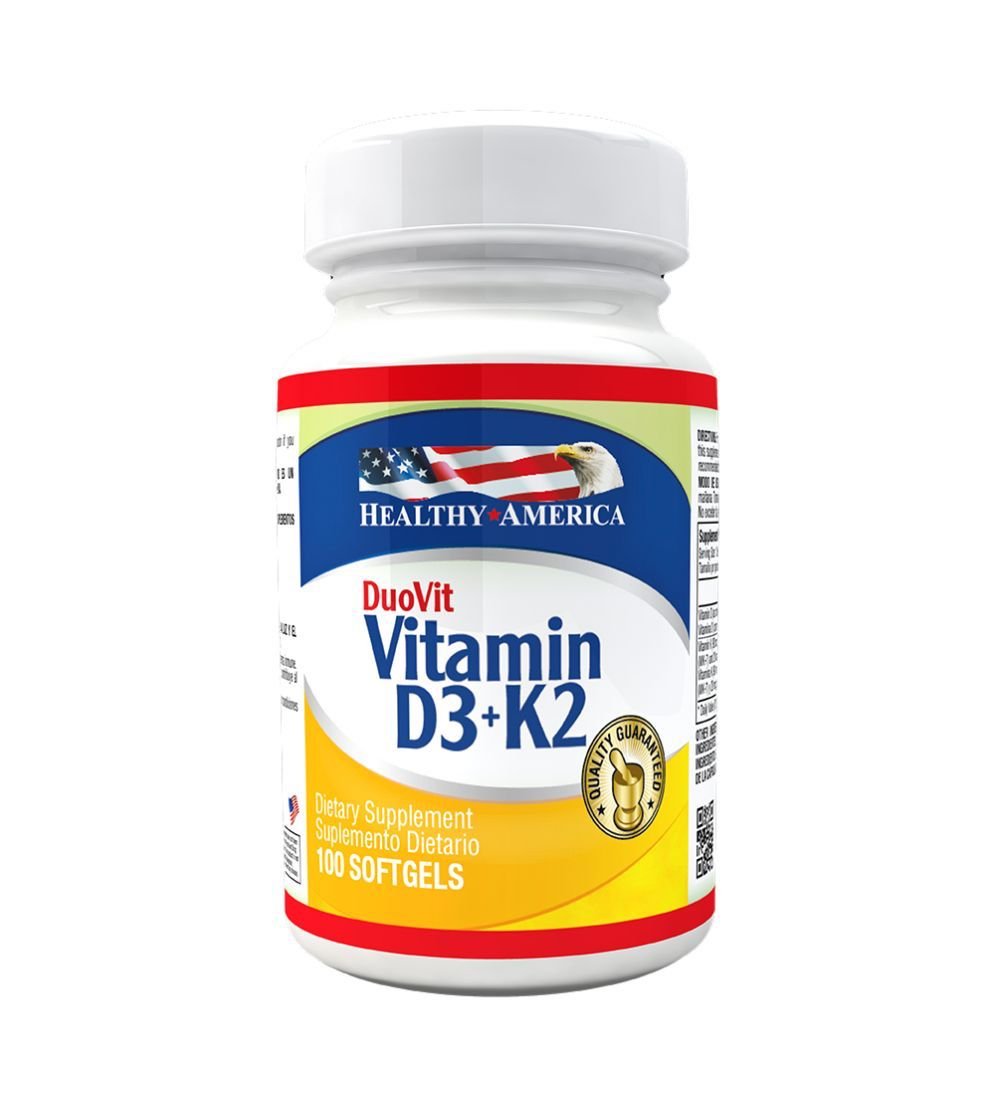 Healthy America | Vitamina D3 K2 | Alimentos Sostenibles