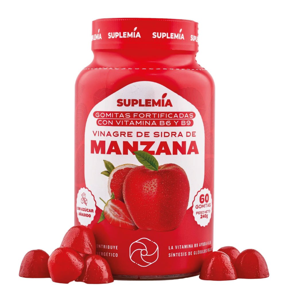 Suplemia | Gomitas de Vinagre de Manzana | Alimentos Sostenibles