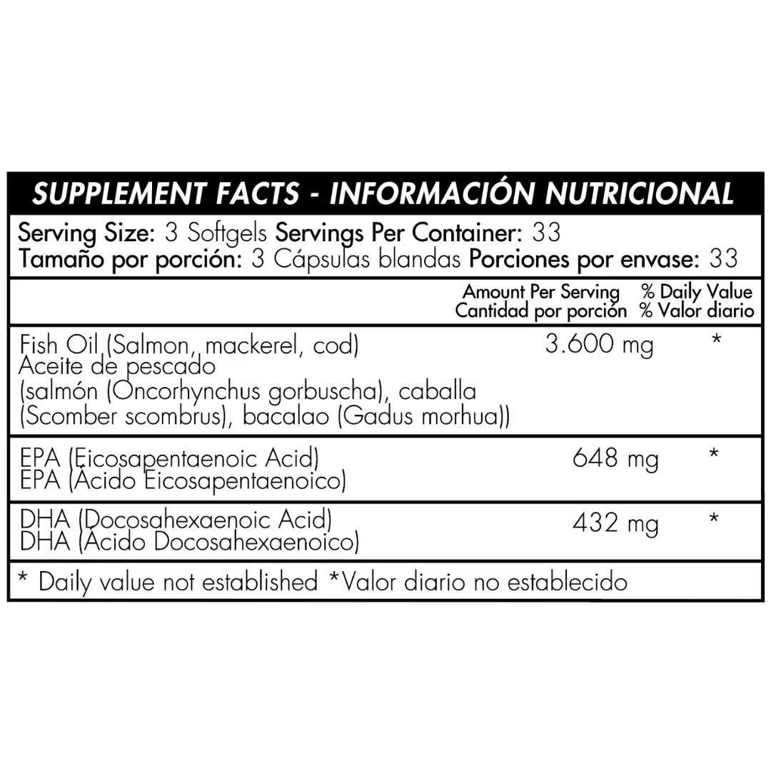 Healthy America | Omega 3 1200 mg | Alimentos Sostenibles