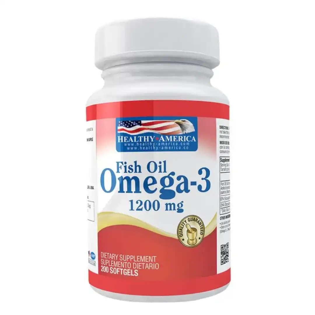 Healthy America | Omega 3 1200 mg | Alimentos Sostenibles