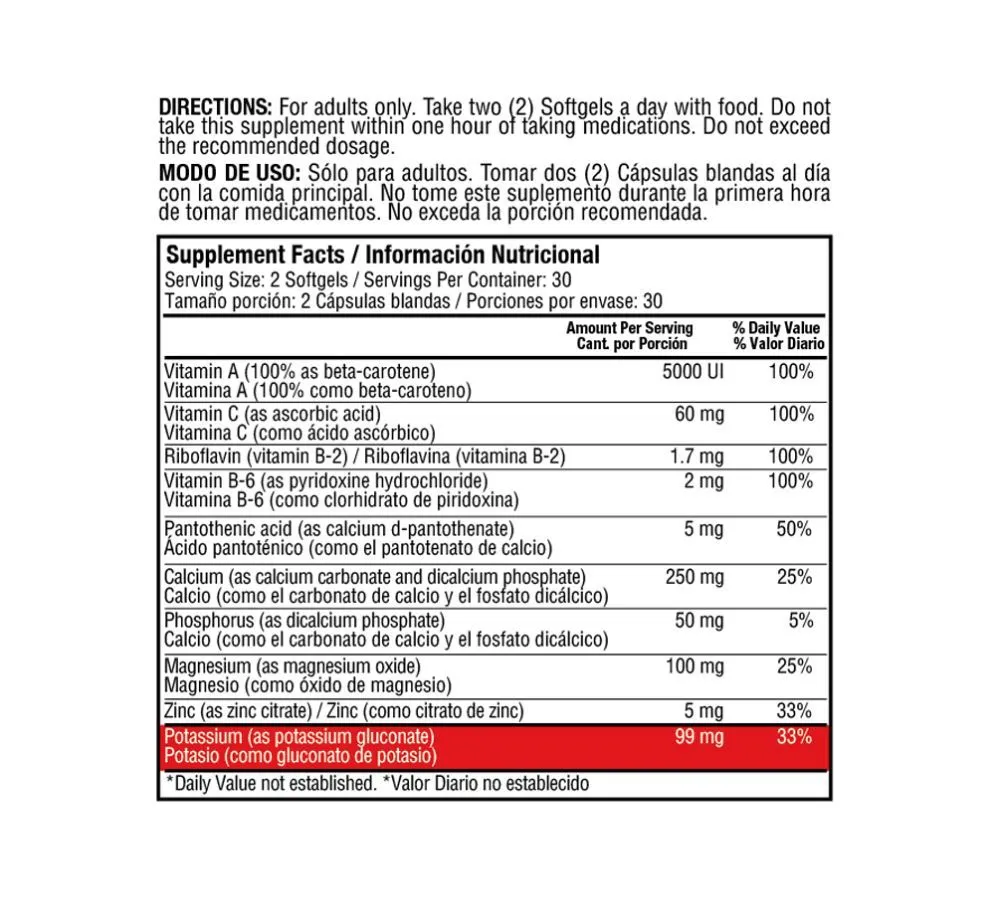 Healthy America | Potassium Gluconate | Alimentos Sostenibles