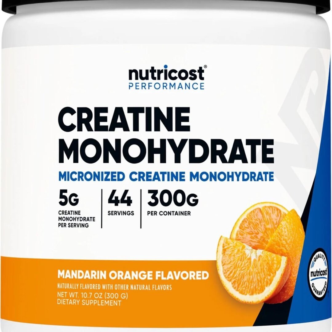 Creatina Monohidratada Micronizada Nutricost 46 servicios sabor - Envase frontal | Alimentos Sostenibles