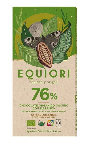 Chocolate 76% + Marañón 80g